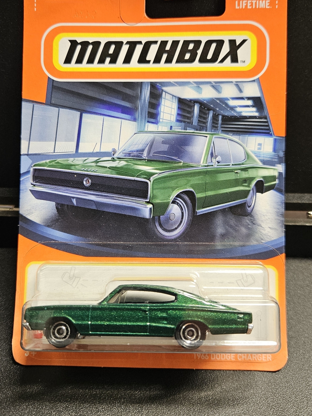 Match Green 1966 Dodge Charger Toy Car - Kids Toys